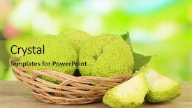  Presentation with orange - Amazing presentation theme having osage-orange-fruits-maclura-pomifera backdrop and a yellow colored foreground