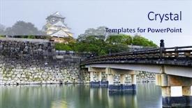  Presentation with osaka - PPT layouts consisting of dry branches chinese phyllis lantern orange macro background background and a tawny brown colored foreground