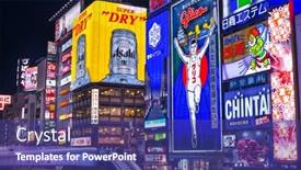  Presentation with osaka - Colorful presentation enhanced with osaka-november-25-the-famed backdrop and a  colored foreground