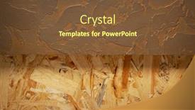  Presentation with timber wood wood texture wood - Slide set consisting of osb-board-wooden-background background and a tawny brown colored foreground