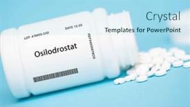  Presentation with cortisol - Presentation theme featuring osilodrostat-cortisol-synthesis-inhibitor-cushing background and a arctic colored foreground