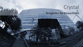  Presentation with 2018 - Slide deck enhanced with oslo-downtown-in-sunny-day background and a light blue colored foreground