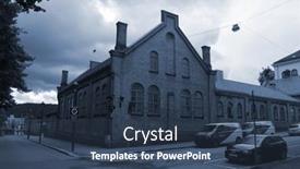  Presentation with 2018 - Presentation featuring oslo-downtown-in-sunny-day background and a ocean colored foreground