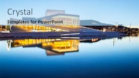  Presentation with january - Audience pleasing theme consisting of oslo-norway-january-1-national backdrop and a light blue colored foreground