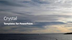  Presentation with sea - Slides enhanced with oslofjord-view-of-the-north background and a gray colored foreground