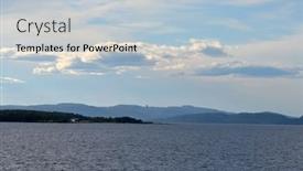  Presentation with sea - Beautiful slides featuring oslofjord-view-of-the-north backdrop and a lemonade colored foreground