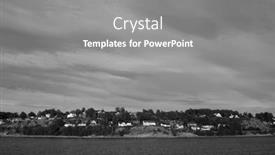  Presentation with moss - PPT layouts having oslofjord-view-of-the-north background and a gray colored foreground