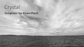  Presentation with moss - Slide set consisting of oslofjord-view-of-the-north background and a light gray colored foreground