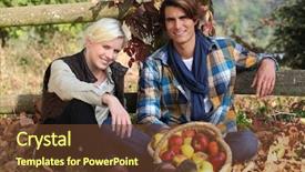  Presentation with osmosis - Amazing theme having osmosis - couple loving nature backdrop and a tawny brown colored foreground