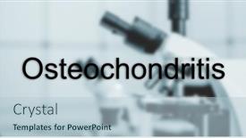  Presentation with disease - Presentation design consisting of osteochondritis-osteochondritis-text-in-medical background and a lemonade colored foreground