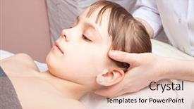  Presentation with alternative medicine - Cool new presentation theme with osteopath - an alternative medicine treatment backdrop and a lemonade colored foreground