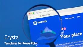  Presentation with instant messaging - Presentation consisting of ostersund-sweden-jan-25-2021 background and a teal colored foreground