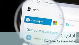  Presentation with internet services - Slides featuring ostersund-sweden-june-27-2016 background and a sky blue colored foreground