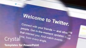  Presentation with twitter - Colorful slides enhanced with ostersund-sweden-may-22-2016 backdrop and a coral colored foreground