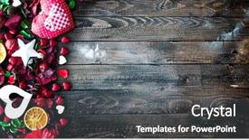  Presentation with old paper - Audience pleasing presentation theme consisting of other decorations wooden old backdrop and a gray colored foreground