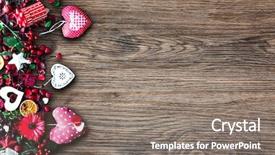  Presentation with old paper - PPT layouts with other decorations wooden old background and a gray colored foreground