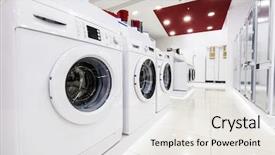  Presentation with retail - Cool new presentation theme with other home related appliance backdrop and a sky blue colored foreground