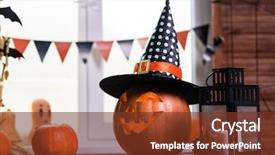  Presentation with happy holiday - Amazing PPT theme having other symbols of a terrible backdrop and a  colored foreground