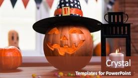  Presentation with happy holiday - Slide deck featuring other symbols of a terrible background and a tawny brown colored foreground