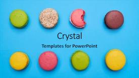  Presentation with blue line - Slide set enhanced with others on a blue flat background and a cyan colored foreground