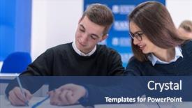  Presentation with helping others two hands woman - Beautiful presentation featuring others working on a project backdrop and a  colored foreground