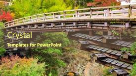  Presentation with monkey - Audience pleasing slide deck consisting of otsuki japan at saruhashi monkey bridge backdrop and a tawny brown colored foreground