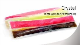  Presentation with white differene - Colorful PPT theme enhanced with otter - some freezies of different colors backdrop and a white colored foreground