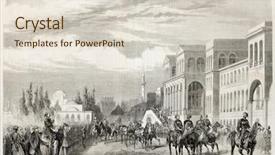  Presentation with ottoman history - Cool new presentation theme with ottoman history - alexandre-jean prince of moldavia backdrop and a lemonade colored foreground