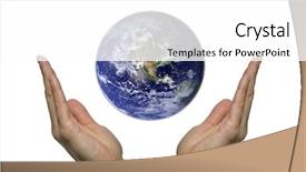  Presentation with north america - Amazing PPT theme having our blue earth north america backdrop and a white colored foreground