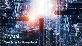  Presentation with world - Theme enhanced with our great big world mixed background and a ocean colored foreground