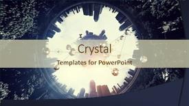  Presentation with world - PPT layouts consisting of our great big world mixed background and a cream colored foreground