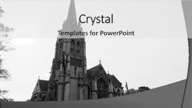  Presentation with english - Cool new PPT layouts with our lady and the english backdrop and a white colored foreground