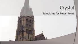  Presentation with catholic eucharist sacrament of communion - Audience pleasing PPT theme consisting of our lady and the english backdrop and a light gray colored foreground