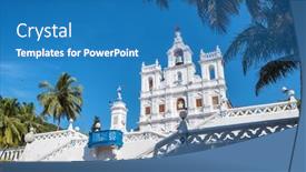  Presentation with goa - Presentation with our-lady-of-the-immaculate background and a teal colored foreground