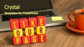  Presentation with page - PPT layouts consisting of our page written background and a tawny brown colored foreground