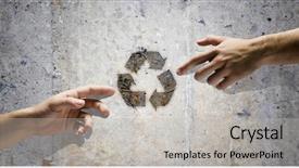  Presentation with interaction - PPT theme featuring traces of different shoe background and a violet colored foreground.