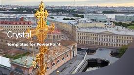  Presentation with resurrection - Slide deck consisting of our saviour on spilled blood background and a coral colored foreground