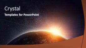  Presentation with universe - Colorful presentation design enhanced with our-unique-universe-mixed-media backdrop and a wine colored foreground