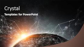  Presentation with universe - Slides with our-unique-universe-mixed-media background and a black colored foreground