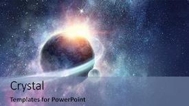  Presentation with universe - PPT theme enhanced with our unique universe background and a seafoam green colored foreground