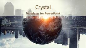  Presentation with astronaut in fantasy world mixed - Cool new slides with our unique world mixed media backdrop and a cream colored foreground