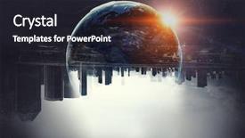  Presentation with world - Audience pleasing theme consisting of our unique world mixed media backdrop and a wine colored foreground