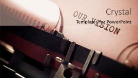  Presentation with vision - PPT layouts having our-vision-phrase-written background and a lemonade colored foreground