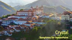  Presentation with brazil - Presentation enhanced with ouro preto minas gerais brazil background and a tawny brown colored foreground