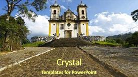  Presentation with brazil - Slide set having ouro preto minas gerais brazil background and a tawny brown colored foreground