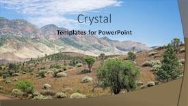  Presentation with outback australia - Slide set consisting of outback-track-at-flinders-range background and a light blue colored foreground