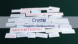  Presentation with jumbled words - PPT layouts enhanced with outbond - themed words on blackboard background background and a sky blue colored foreground