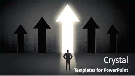  Presentation with best top honors awards recognition - Slide set with back choosing the best way background and a gray colored foreground