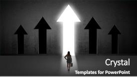  Presentation with best - PPT theme with back choosing the best way background and a dark gray colored foreground