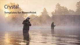  Presentation with outdoor activities - Beautiful slides featuring outdoor activities and spending leasure backdrop and a lemonade colored foreground